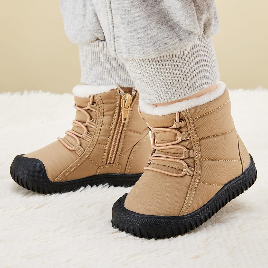 Babysneeuwlaarzen | Weerbestendige babylaarzen met imitatiebont