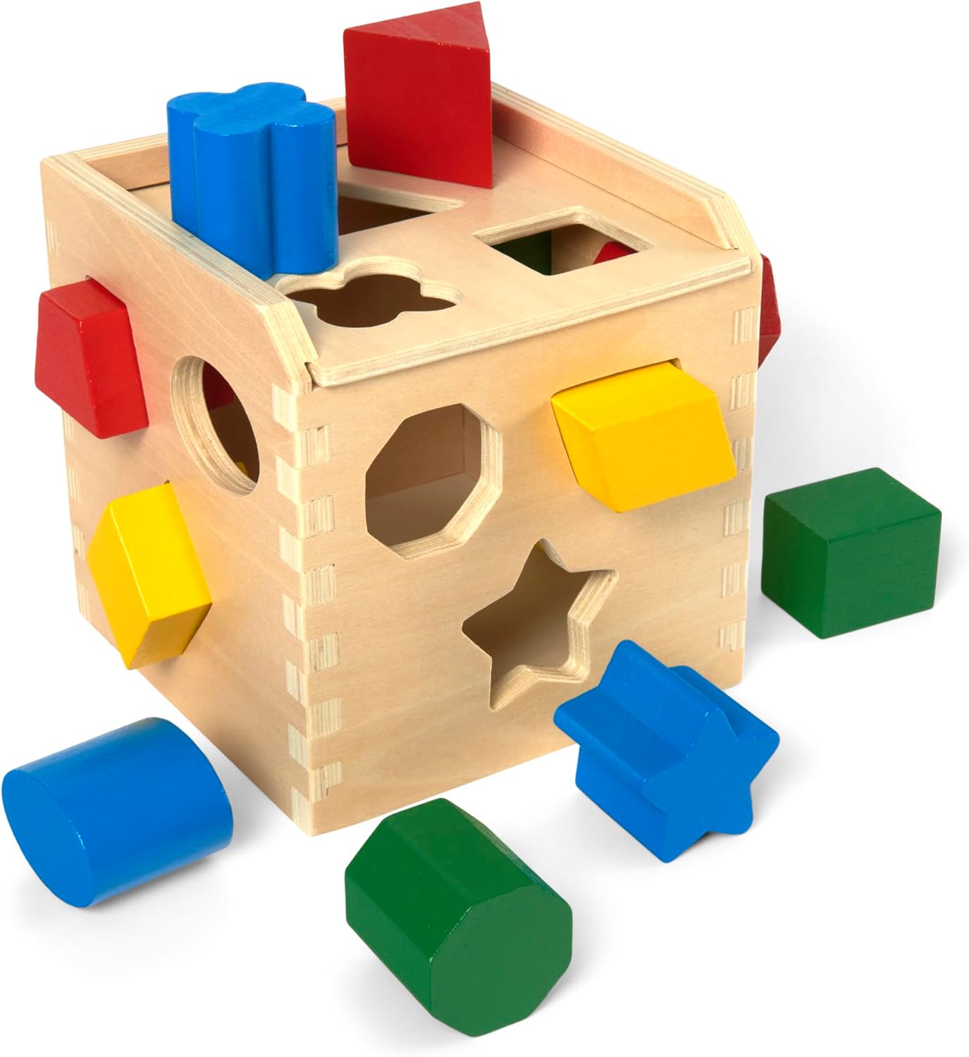 Montessori Houten Drukbord | 27 LED Lichten Sensorisch Speelgoed voor Peuters van 1-6 Jaar