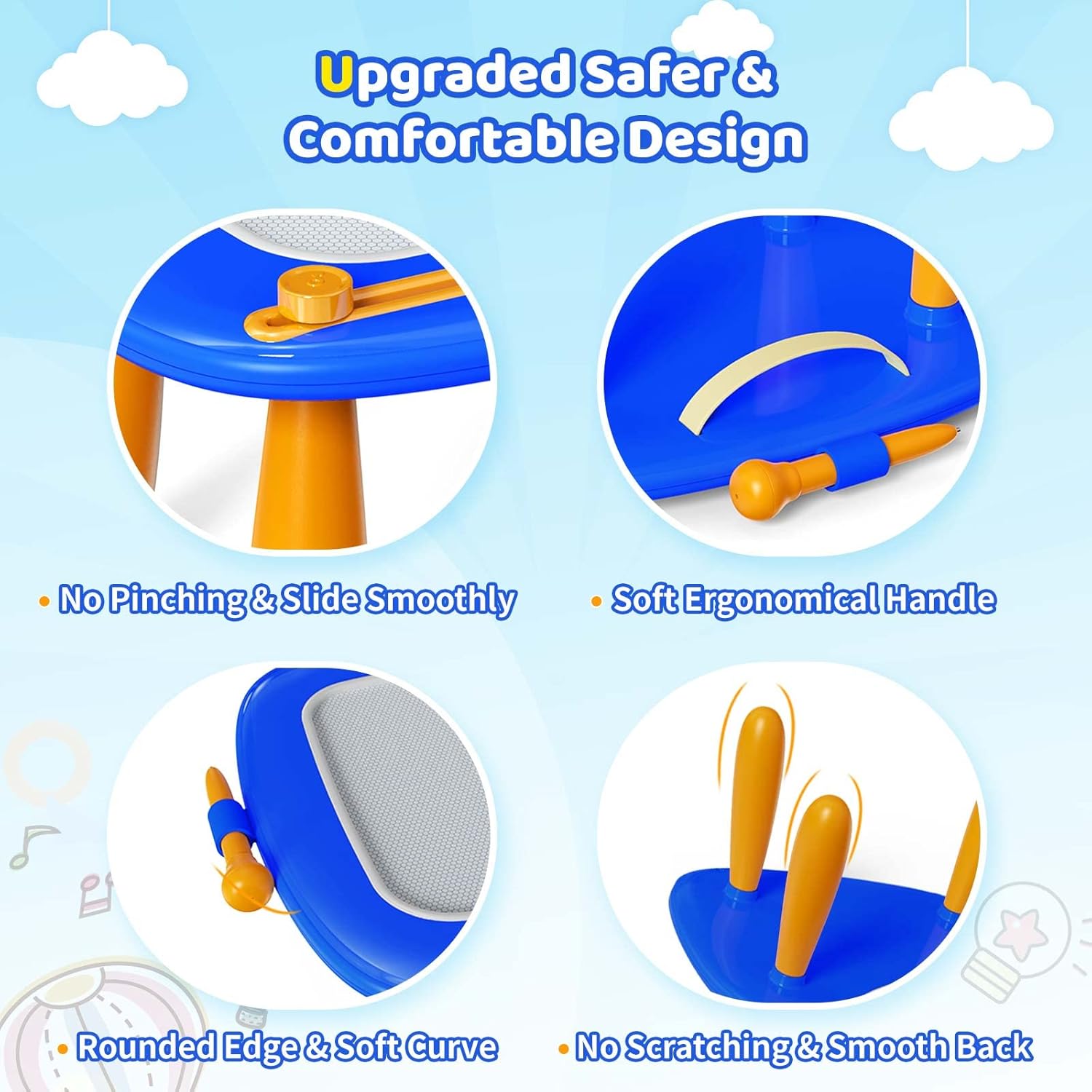 Magnetisch Tekenbord | Kladblok, leer- en educatief speelgoed voor 1-2-3 jaar