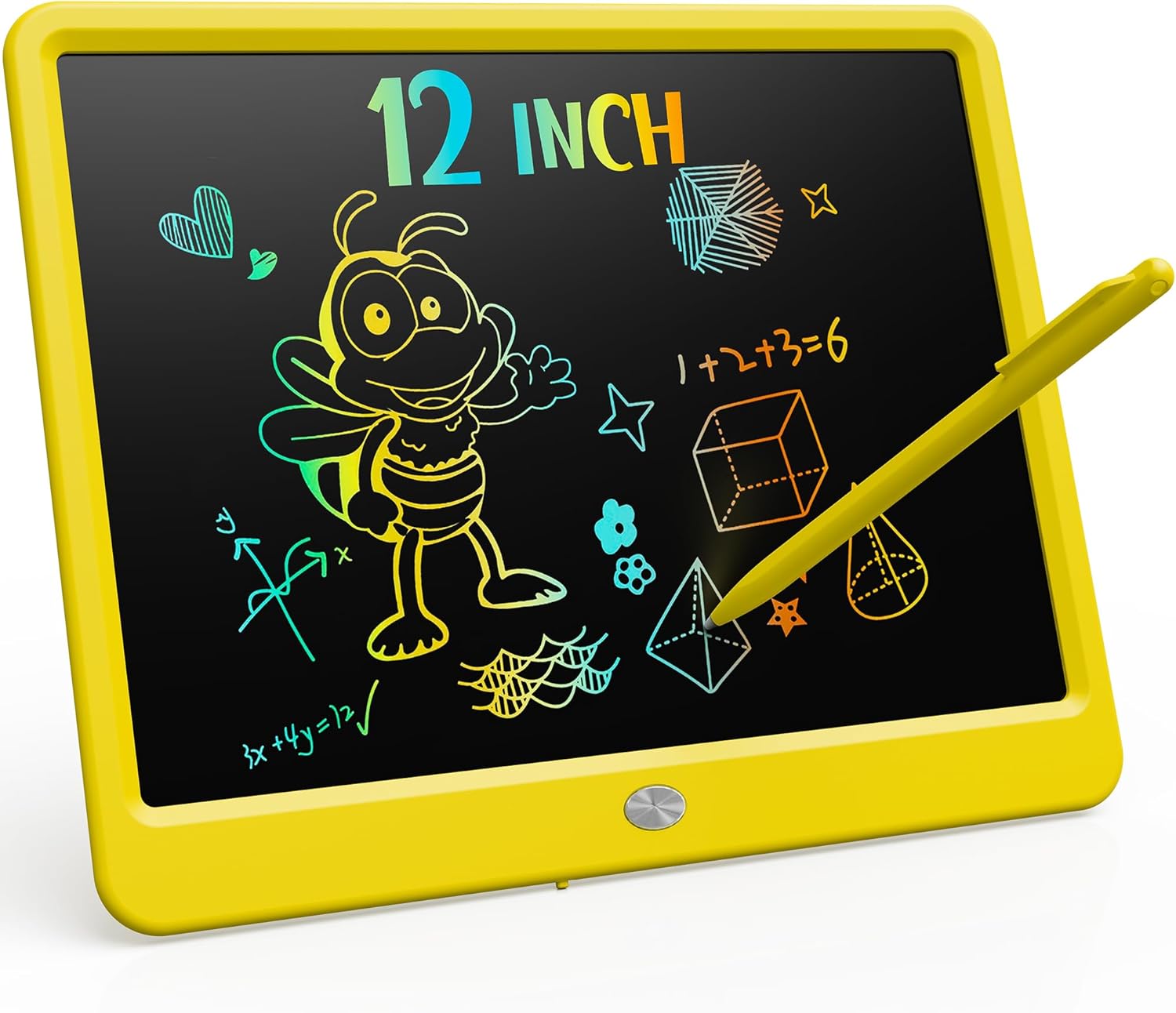 LCD Schrijftablet 10 Inch | Kleurrijk Elektronisch Tekenbord | Herbruikbare & Wisbare Doodle Tablet voor Kinderen