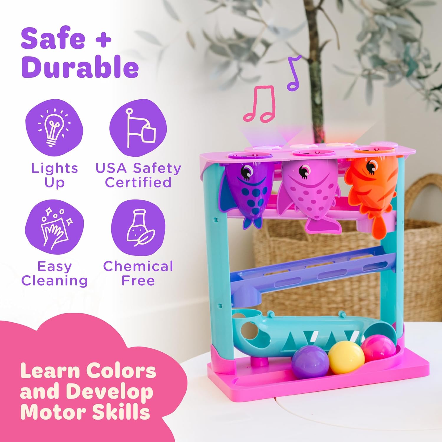 Interactief Baby & Peuter Speelgoed – Feed The Fish | Cadeau 1-2 Jaar