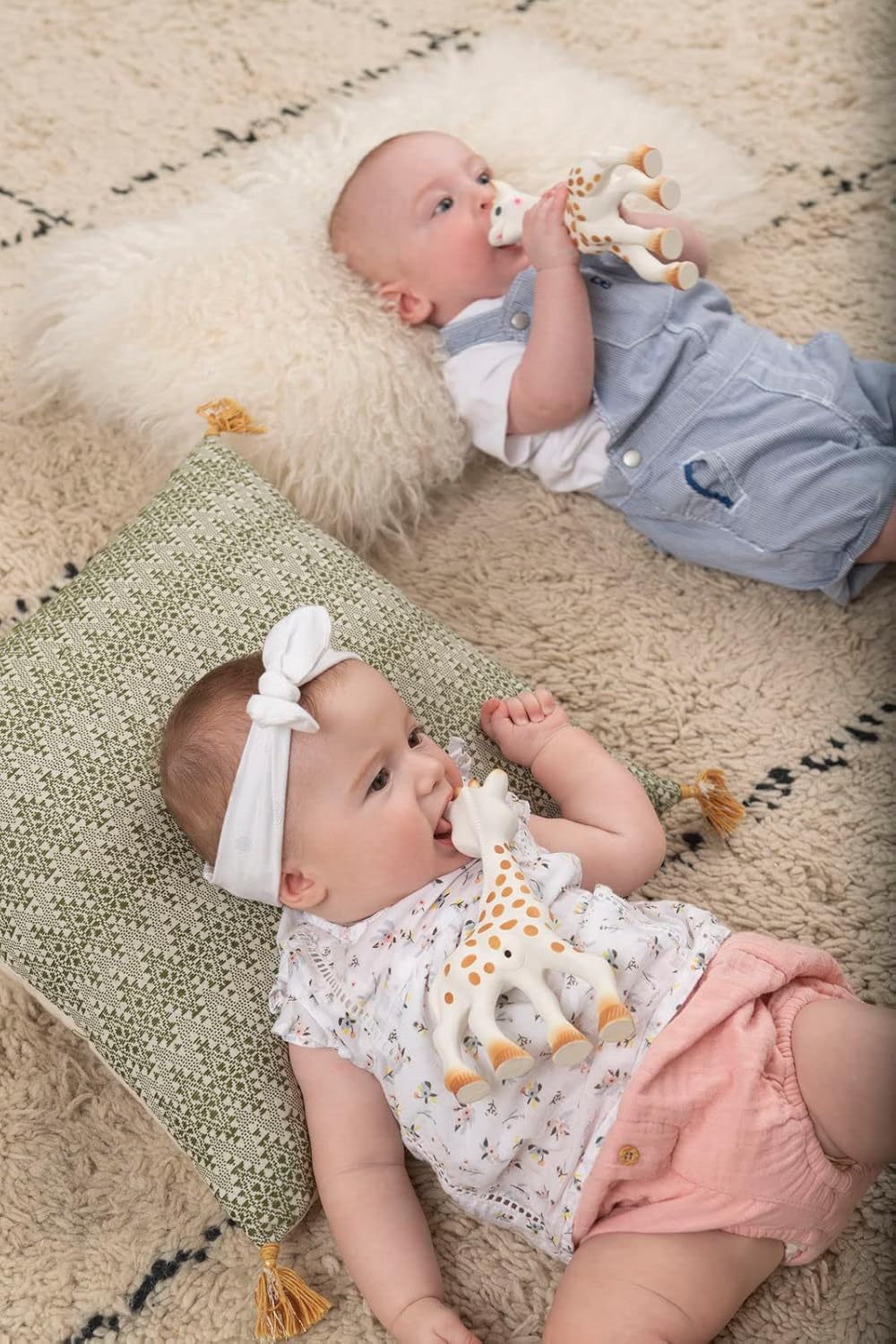 Giraffe Tandvlees Speelgoed voor Baby's | Dierenspeelgoed Bijtring voor Baby's 0+ Maanden