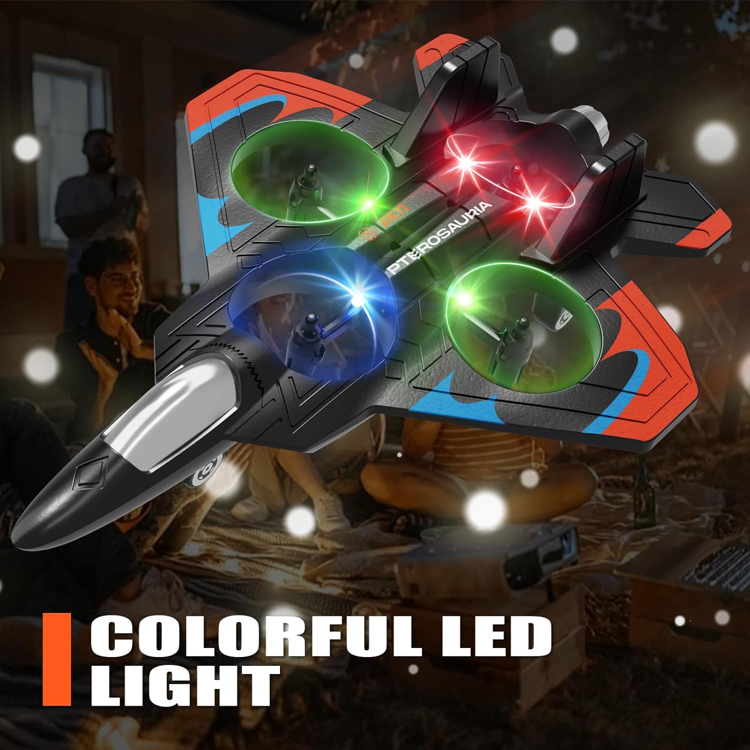 RC Straaljager Vliegtuig | Foam Jet met LED & Stuntfunctie 8–16 Jaar