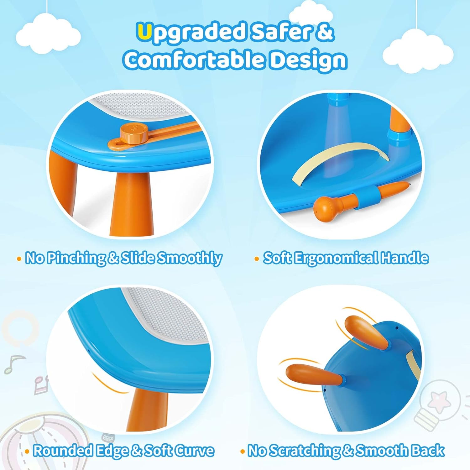 Magnetisch Tekenbord | Doodle Bord Educatief Speelgoed voor Kinderen van 1-3 Jaar