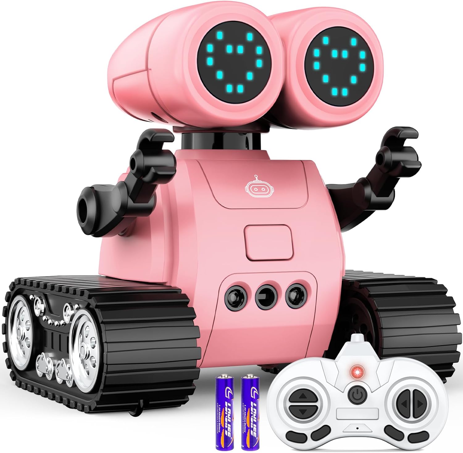 RC robot speelgoed | Oplaadbare dansende emo robot met muziek & LED ogen