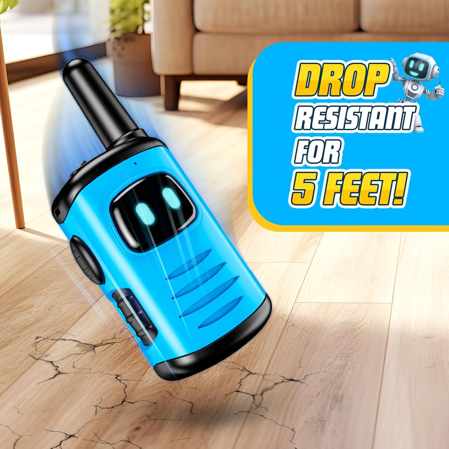 Walkie Talkie Speelgoed Voor Jongens: Mini Robot Walkie Talkies (Set Van 2), Halloween, Kerstmis, Verjaardagscadeaus Voor Jongens Van 3-8 Jaar, Geschikt Voor Kamperen En Buitenspellen