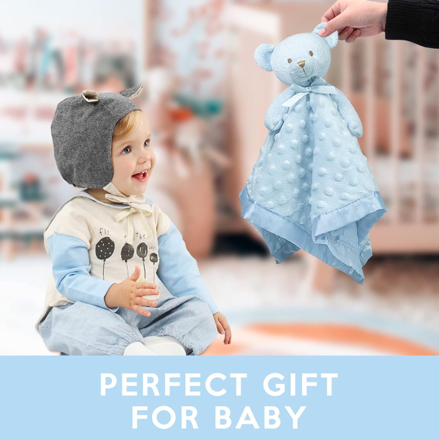 Olifant Knuffeldoekje | Zacht Knuffeldoekje Unisex Knuffelspeelgoed Babycadeaus voor Pasgeborenen