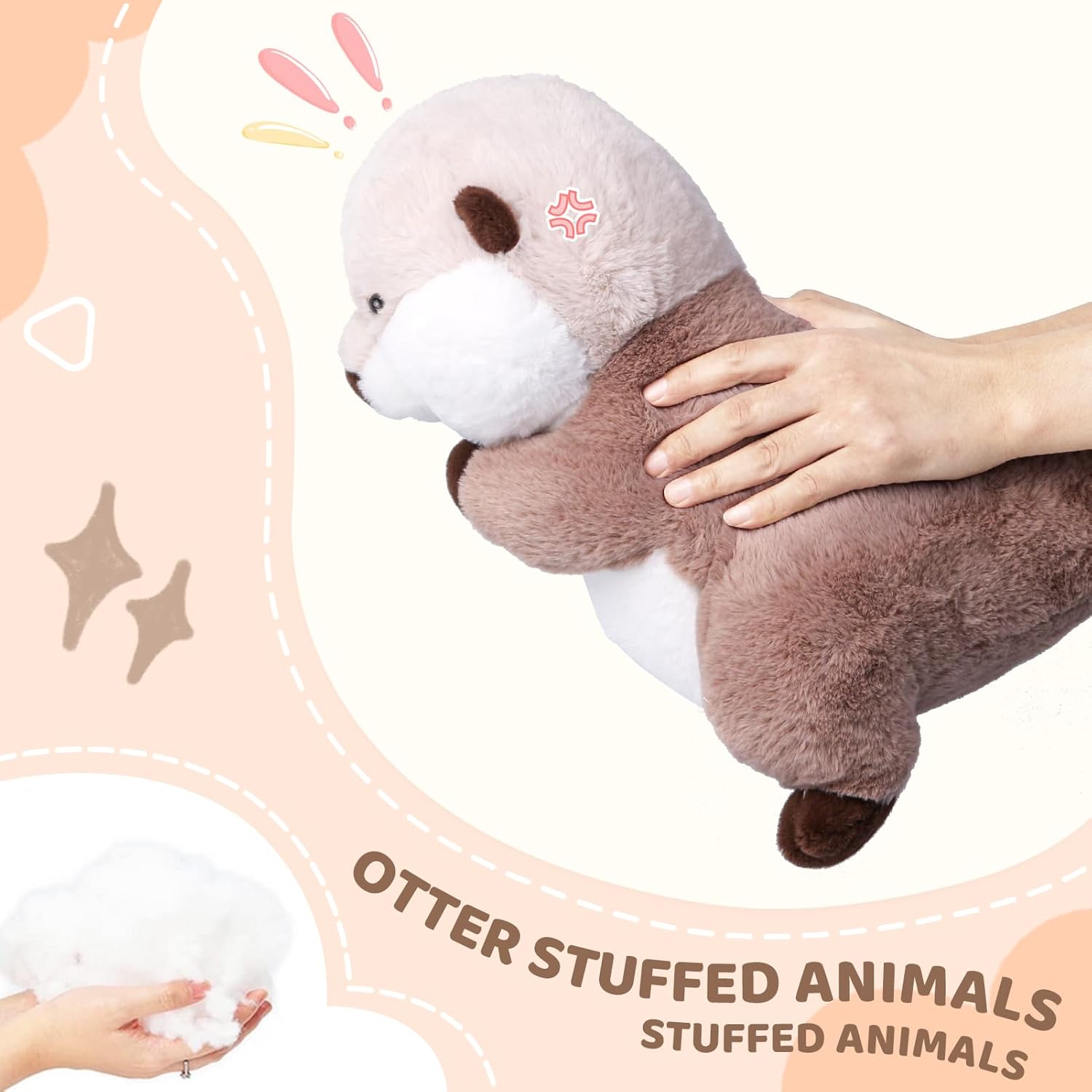 Zachte Otter Knuffel | Pluche Knuffeldier voor Kinderen en Volwassenen