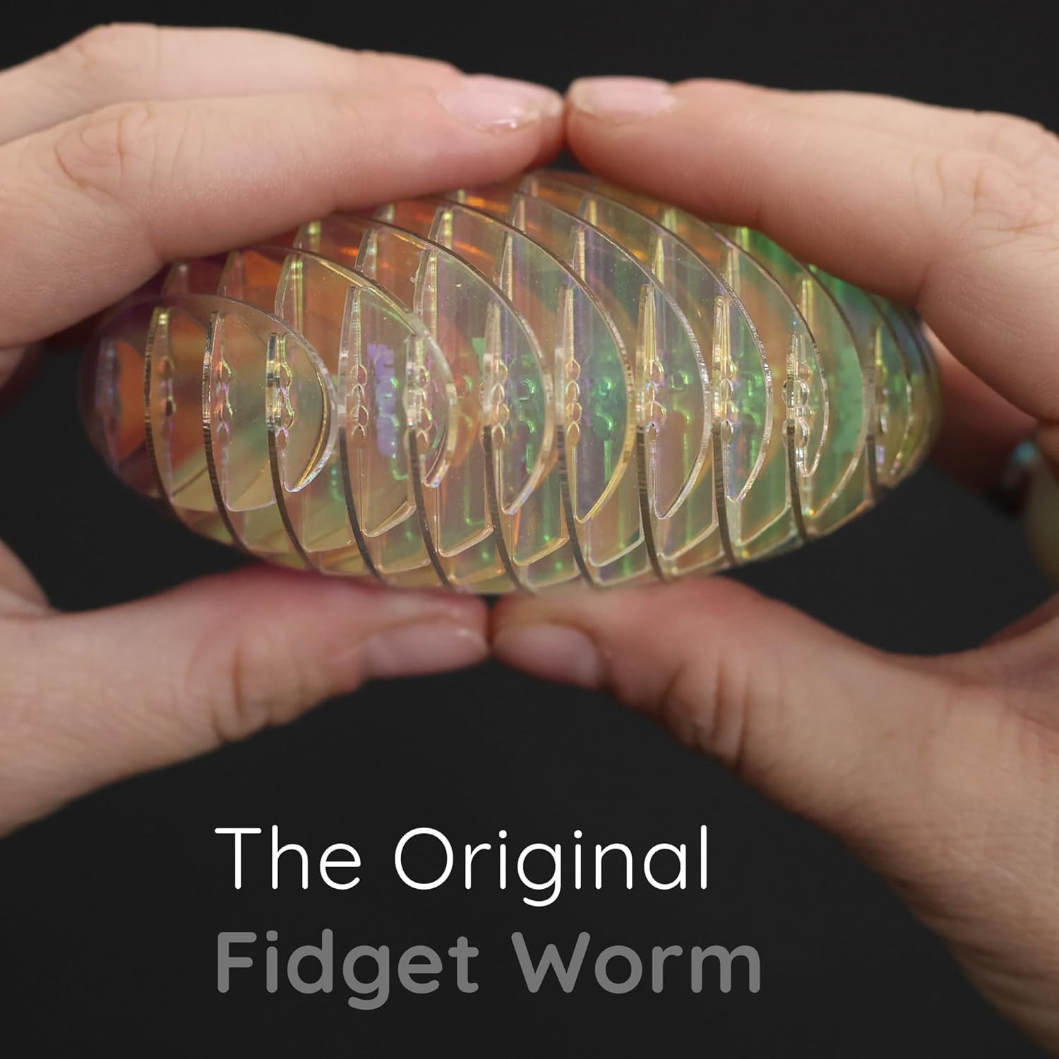 Fidget Worm Speeltje – Stil Bureau Fidget voor Kinderen & Volwassenen, Regenboog