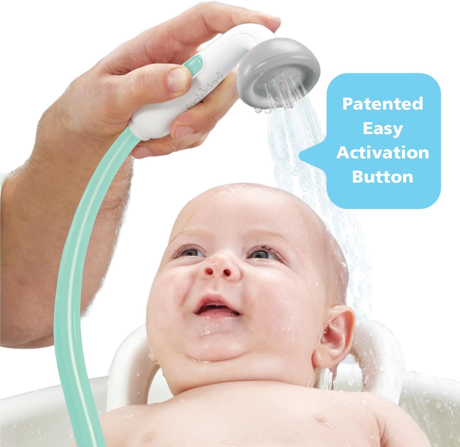 Olifant Baby Douchekop | Waterpomp met Slurf Uitloop, Regelt Waterstroom met Dierontwerp voor Baby’s en Peuters