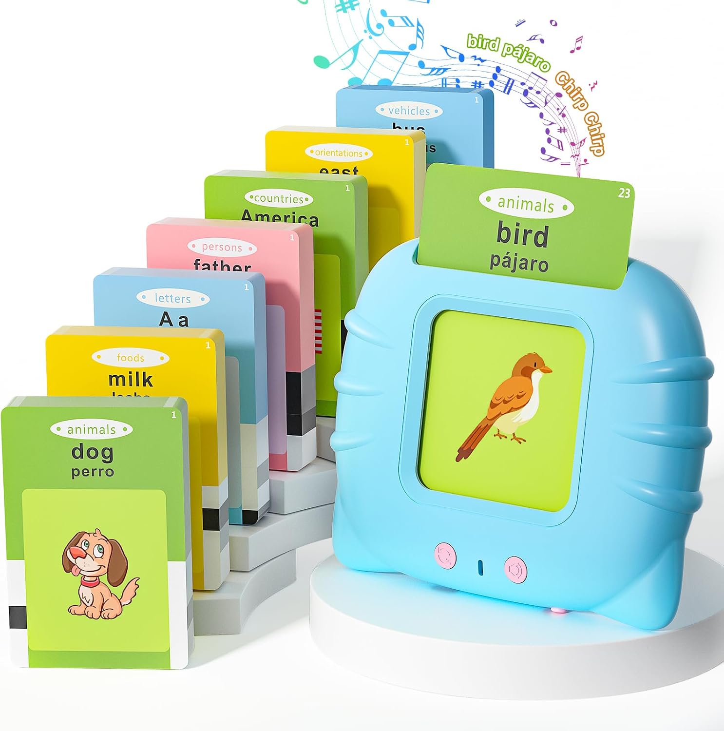 Sprekende Flashcards met 224 Woorden | Montessori Educatief Speelgoed voor Spraaktherapie en Sensorisch Onderwijs