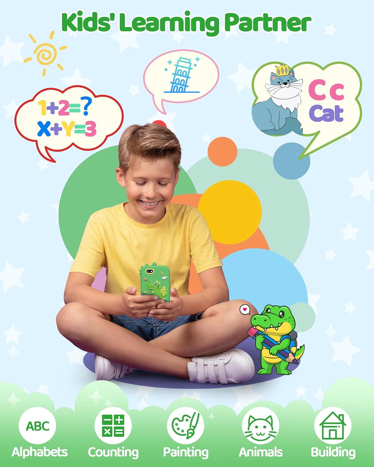 Kindersmartphone Speelgoed | Touchscreen Telefoon 3–10 Jaar