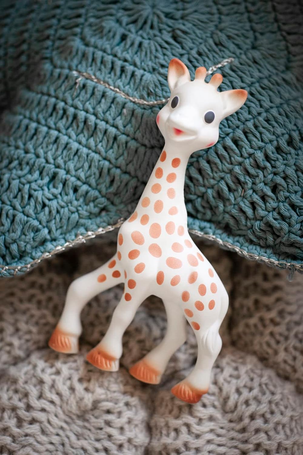 Giraffe Tandvlees Speelgoed voor Baby's | Dierenspeelgoed Bijtring voor Baby's 0+ Maanden