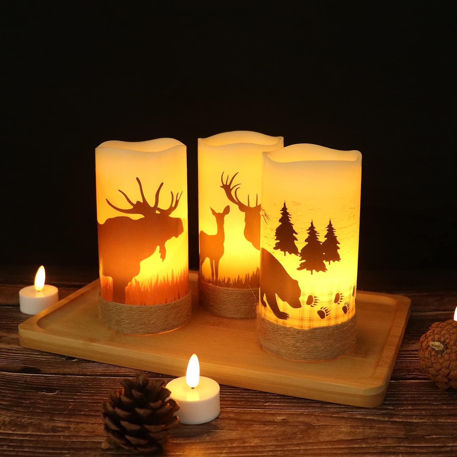 6 stuks LED kaarsen met afstandsbediening | Halloween decoratie zonder vlam
