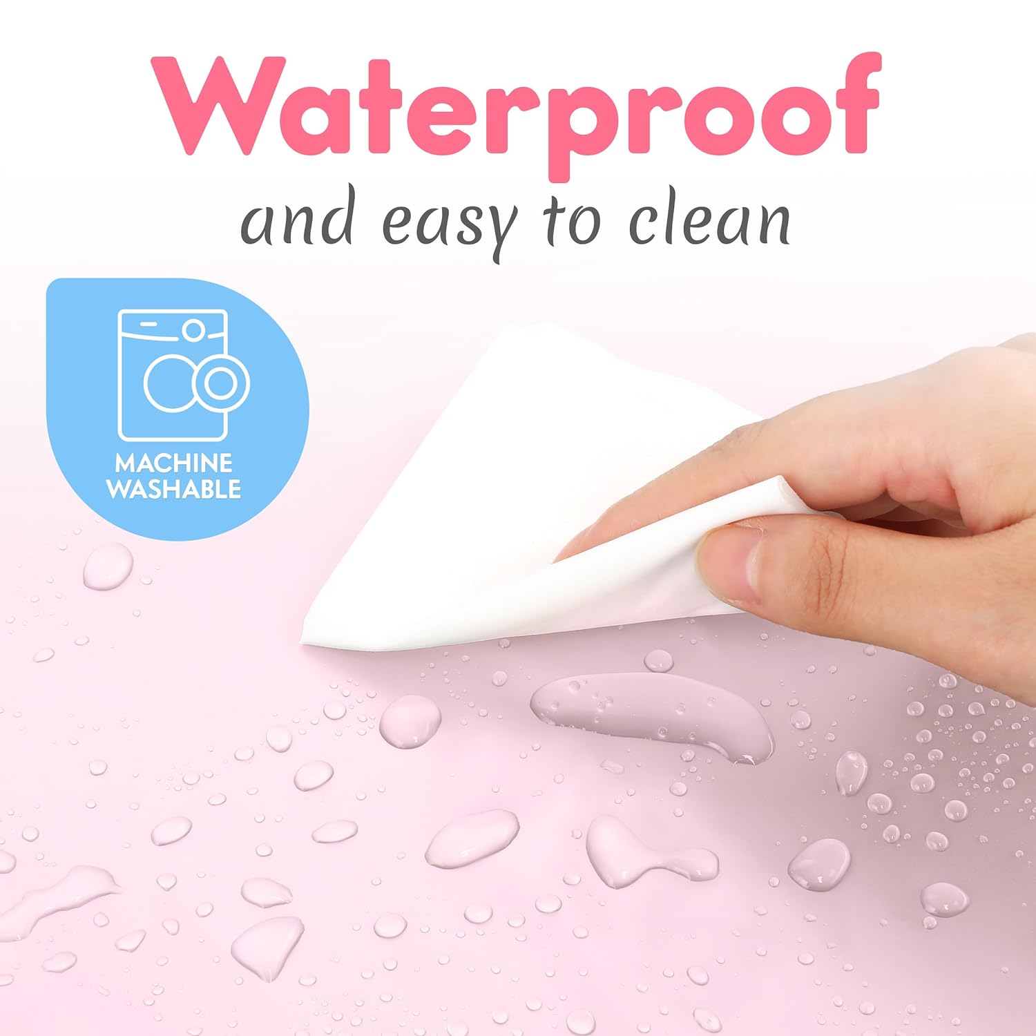 Draagbaar Luierveld | Vouwbaar Verschoonmatje voor Pasgeborenen met Slimme Doekjeszak voor Baby's