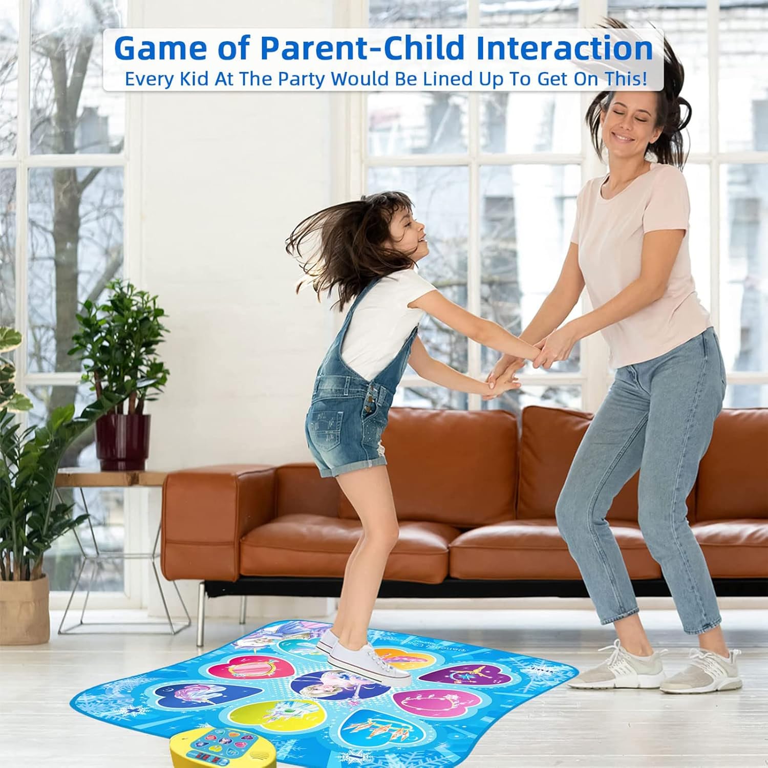 Dansmat spel | Muziek ritme mat met LED en 3 niveaus voor kinderen