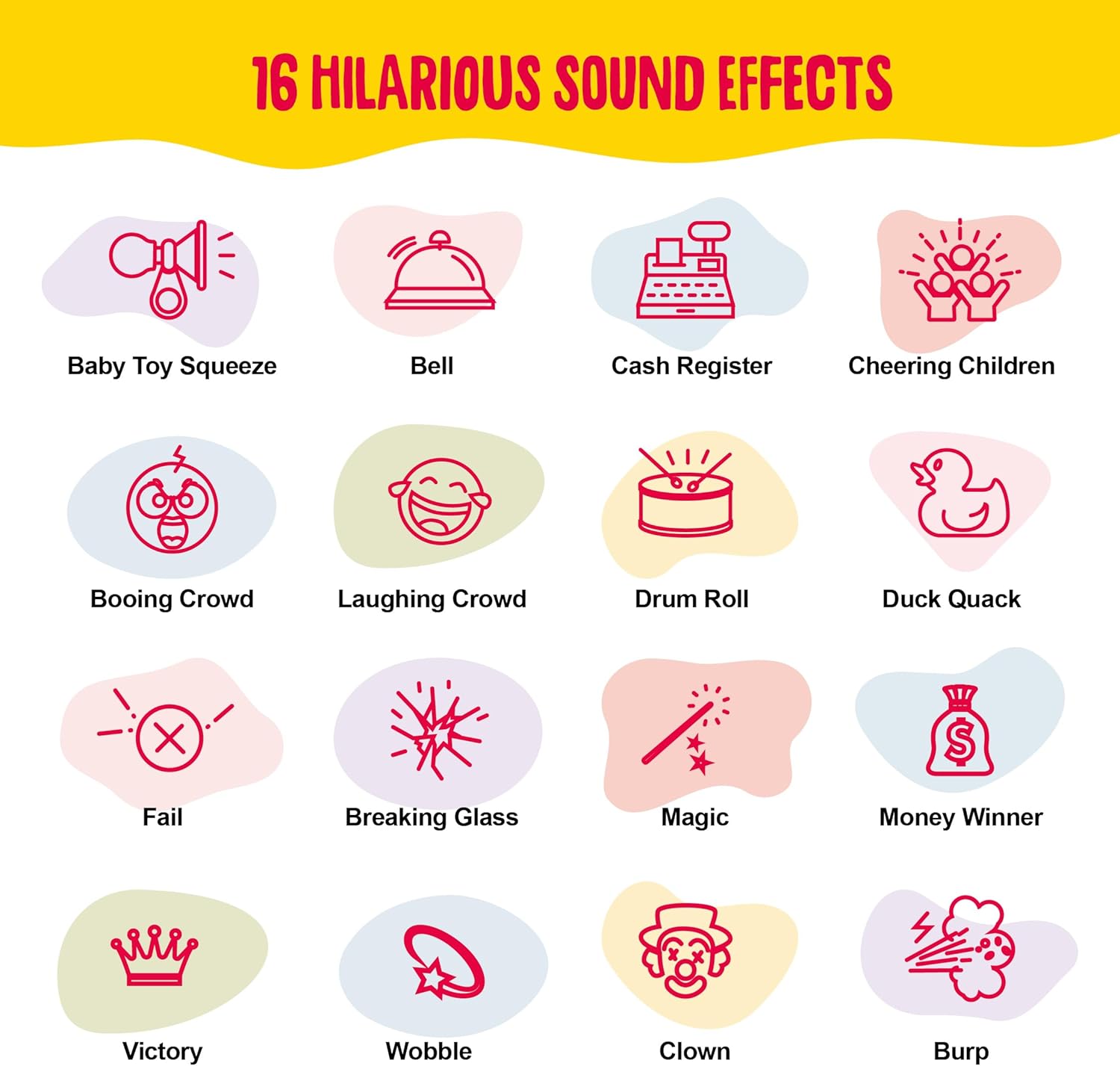 Geluidseffecten Machine | 16 Grappige Geluiden voor Kinderen