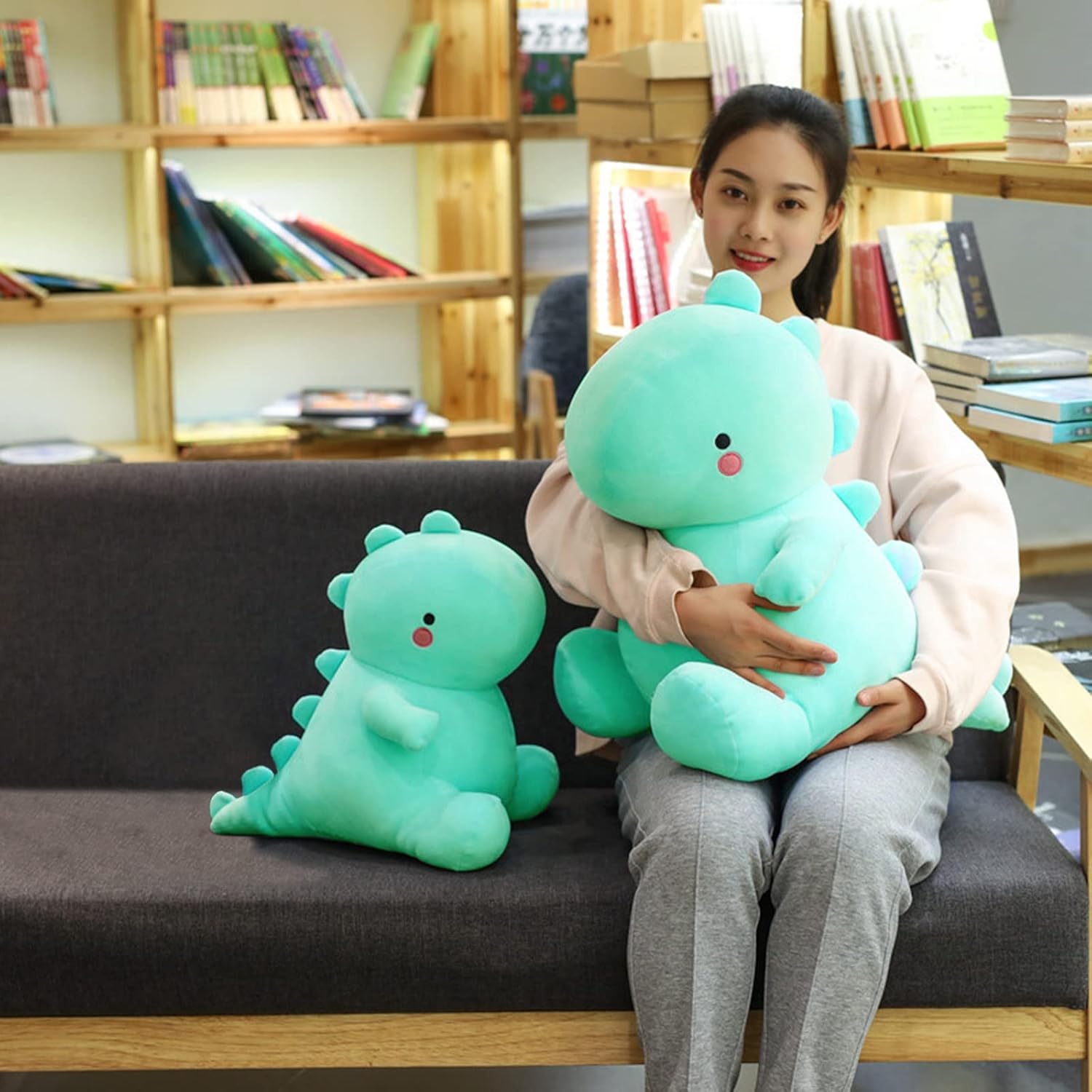 Schattige Dinosaurus Knuffels | Pluche Pop Zacht Dier Dino Knuffeldier voor Kinderen