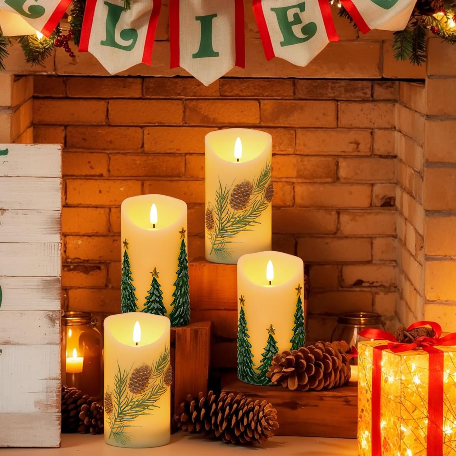 6 stuks LED kaarsen met afstandsbediening | Halloween decoratie zonder vlam