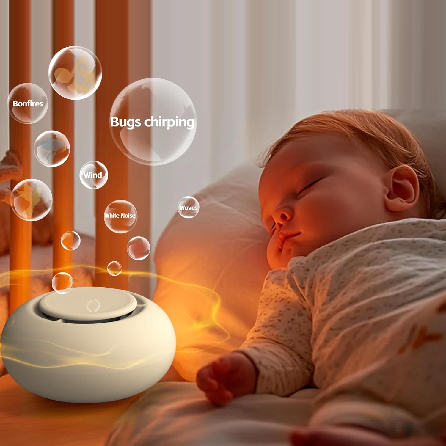Baby white noise machine | Slaapt rustig overal en altijd
