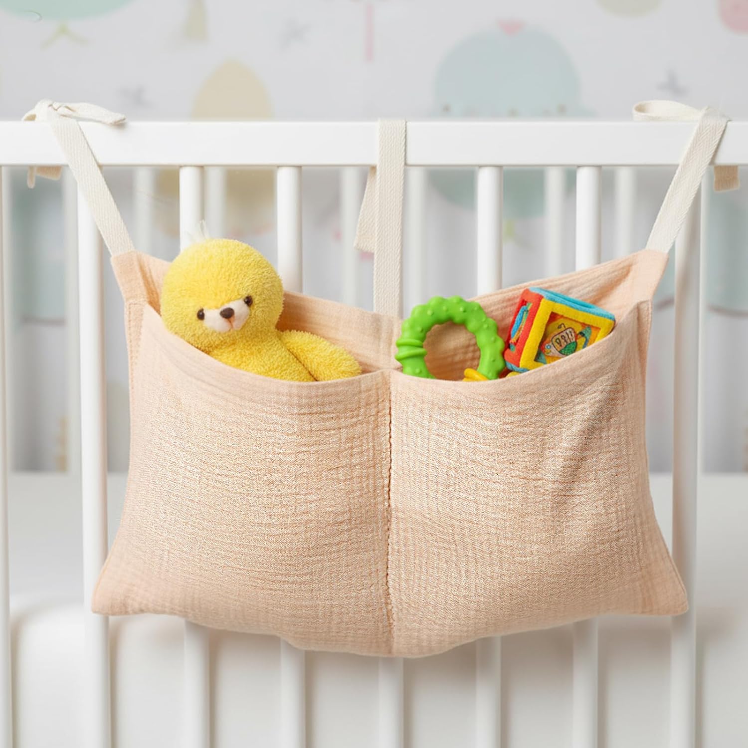 Baby Bedside Opbergzak | Luiertas Organizer, 2 Vakken