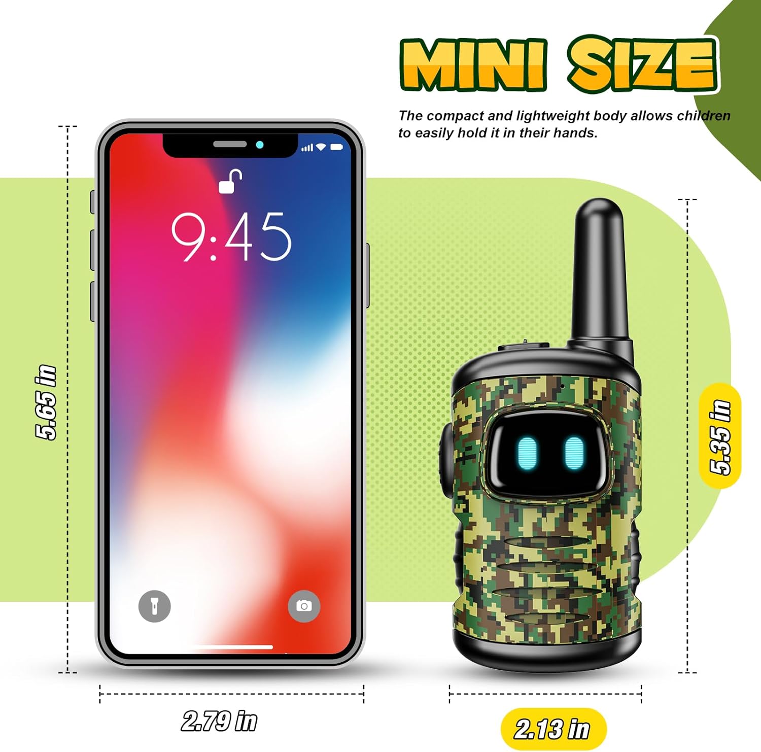 Walkie Talkie Speelgoed Voor Jongens: Mini Robot Walkie Talkies (Set Van 2), Halloween, Kerstmis, Verjaardagscadeaus Voor Jongens Van 3-8 Jaar, Geschikt Voor Kamperen En Buitenspellen