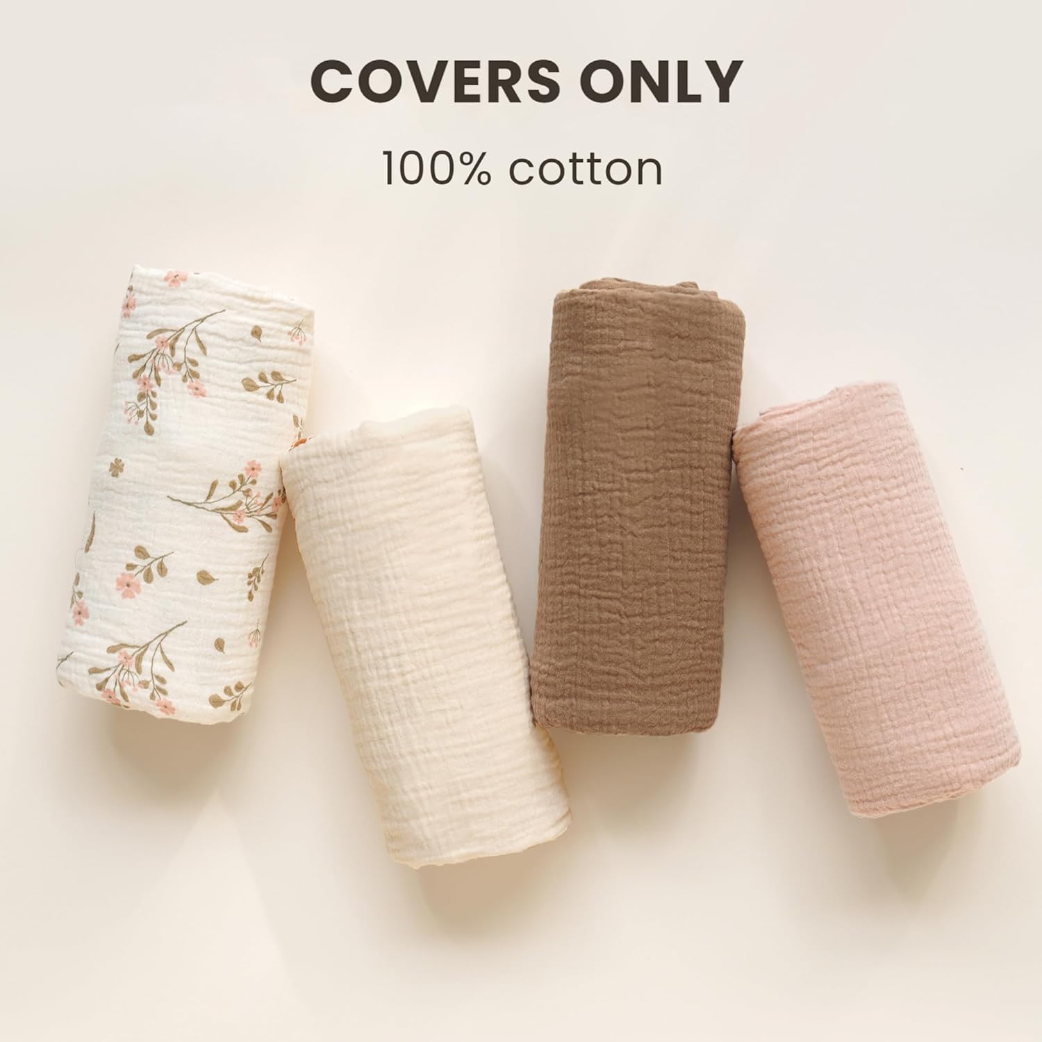 2 Pack Baby Lounger Overtrek | Zachte en Ademende Lounger Overtrek voor Pasgeborenen