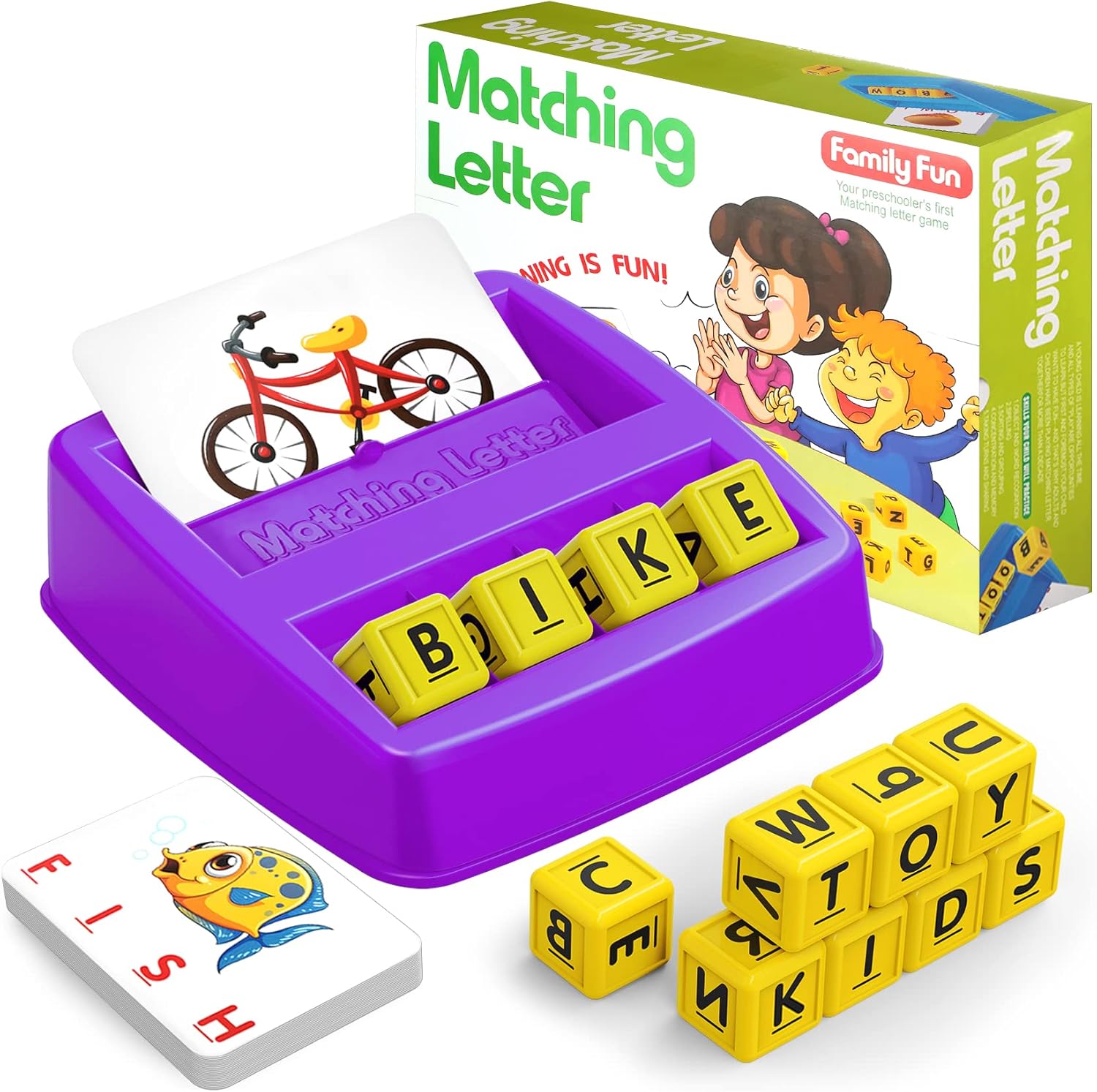 ABC Letter Matching Spel | Voor Kleuters 3-6 Jaar | Educatief Cadeau