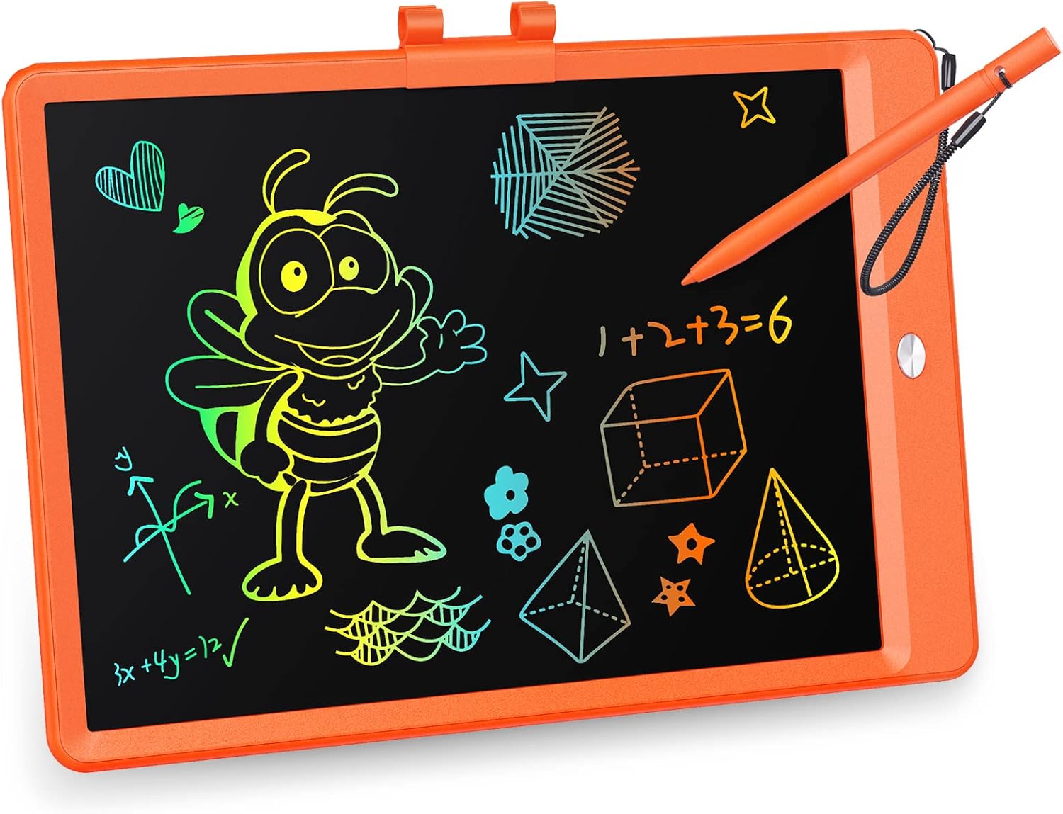 LCD Schrijftablet 10 Inch | Kleurrijk Elektronisch Tekenbord | Wisbaar & Herbruikbaar Educatief Speelgoed voor Kinderen