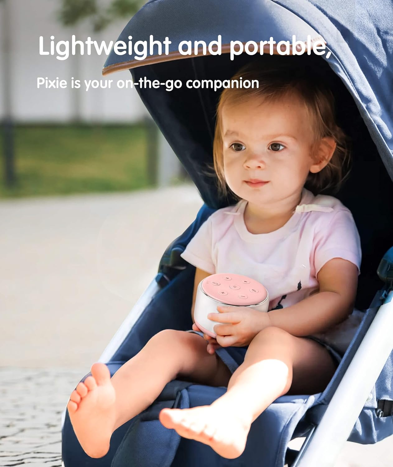 Witruisgeluid slaapmachine|34 geluiden nachtlampje oplaadbaar voor baby volwassenen