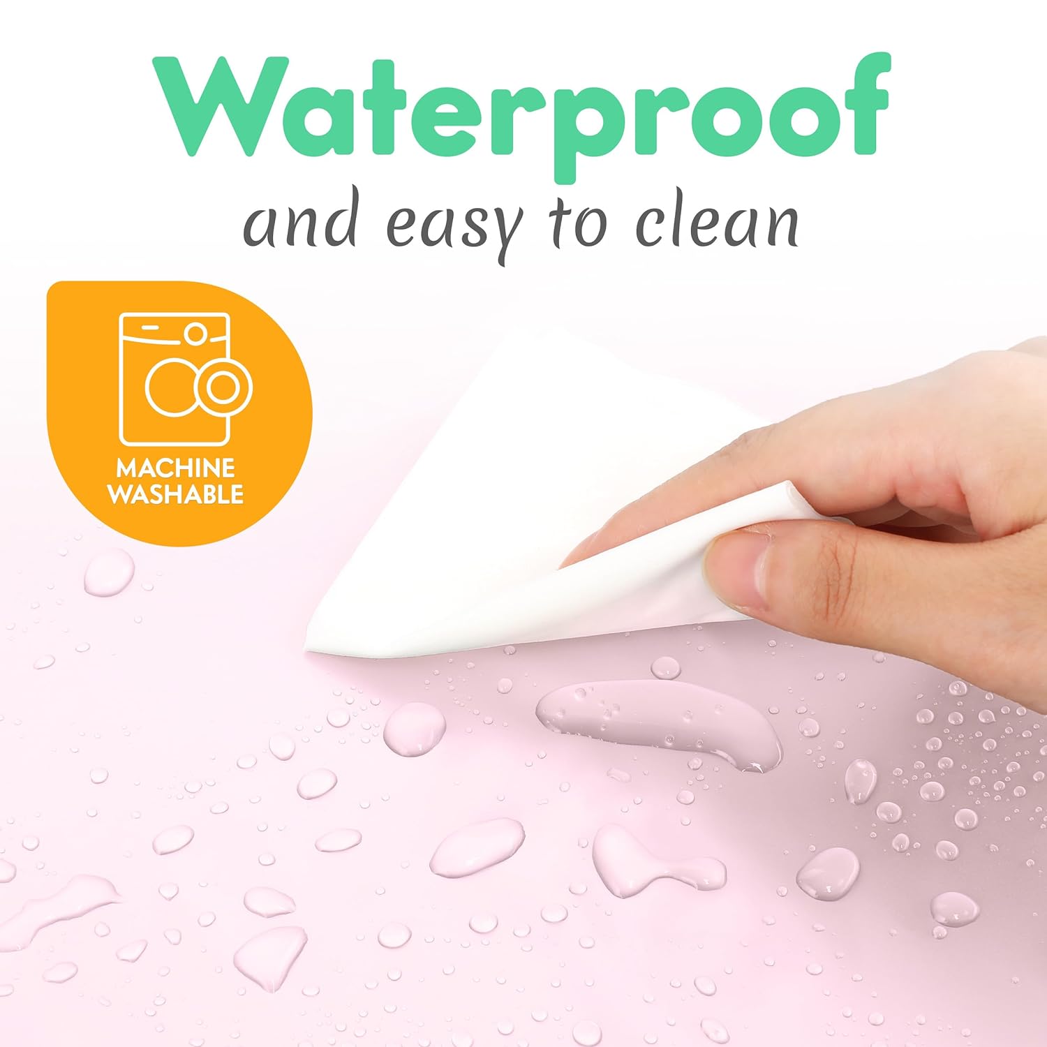 Draagbaar Luierveld | Vouwbaar Verschoonmatje voor Pasgeborenen met Slimme Doekjeszak voor Baby's