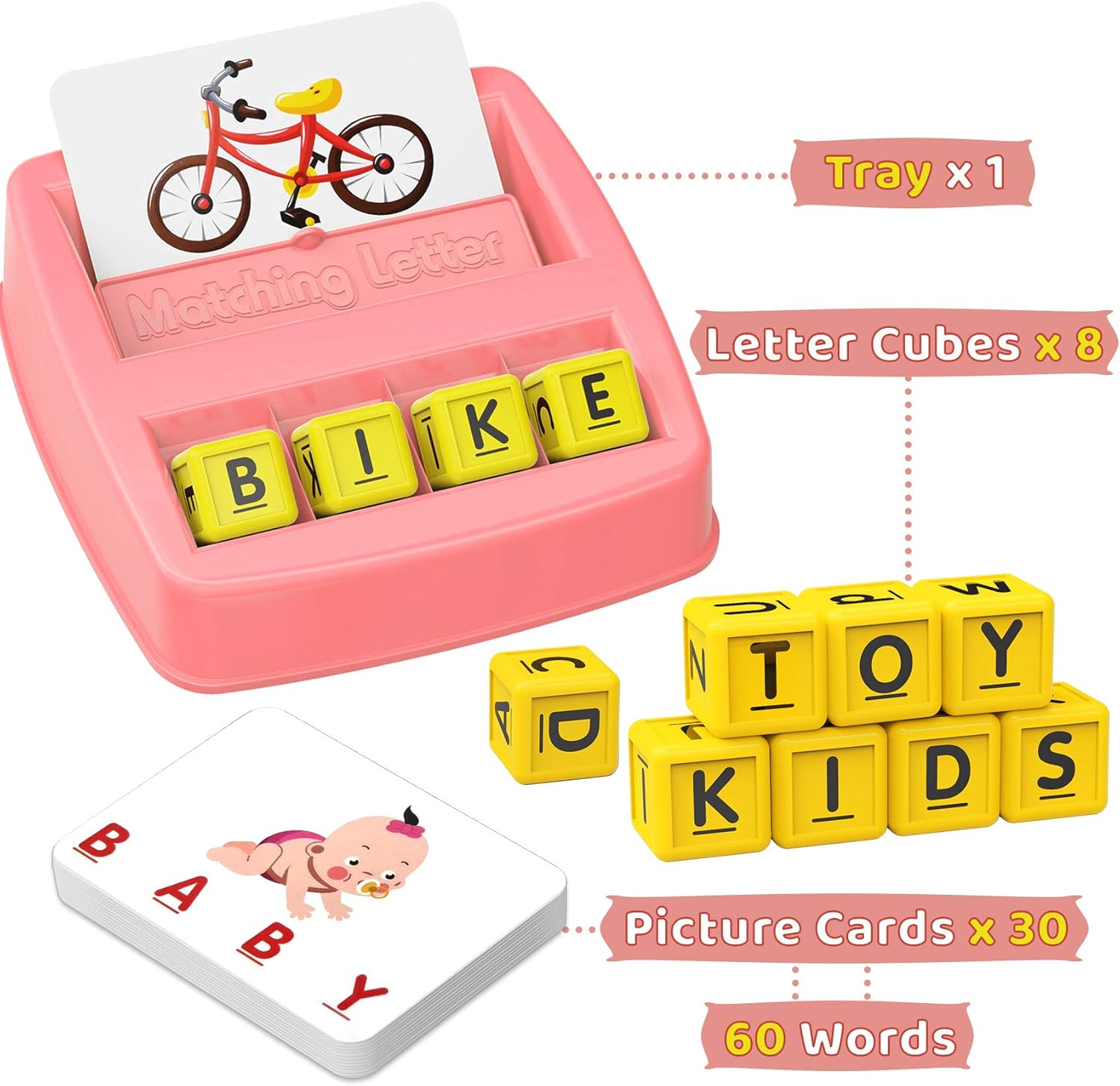 ABC Letter Matching Spel | Voor Kleuters 3-6 Jaar | Educatief Cadeau