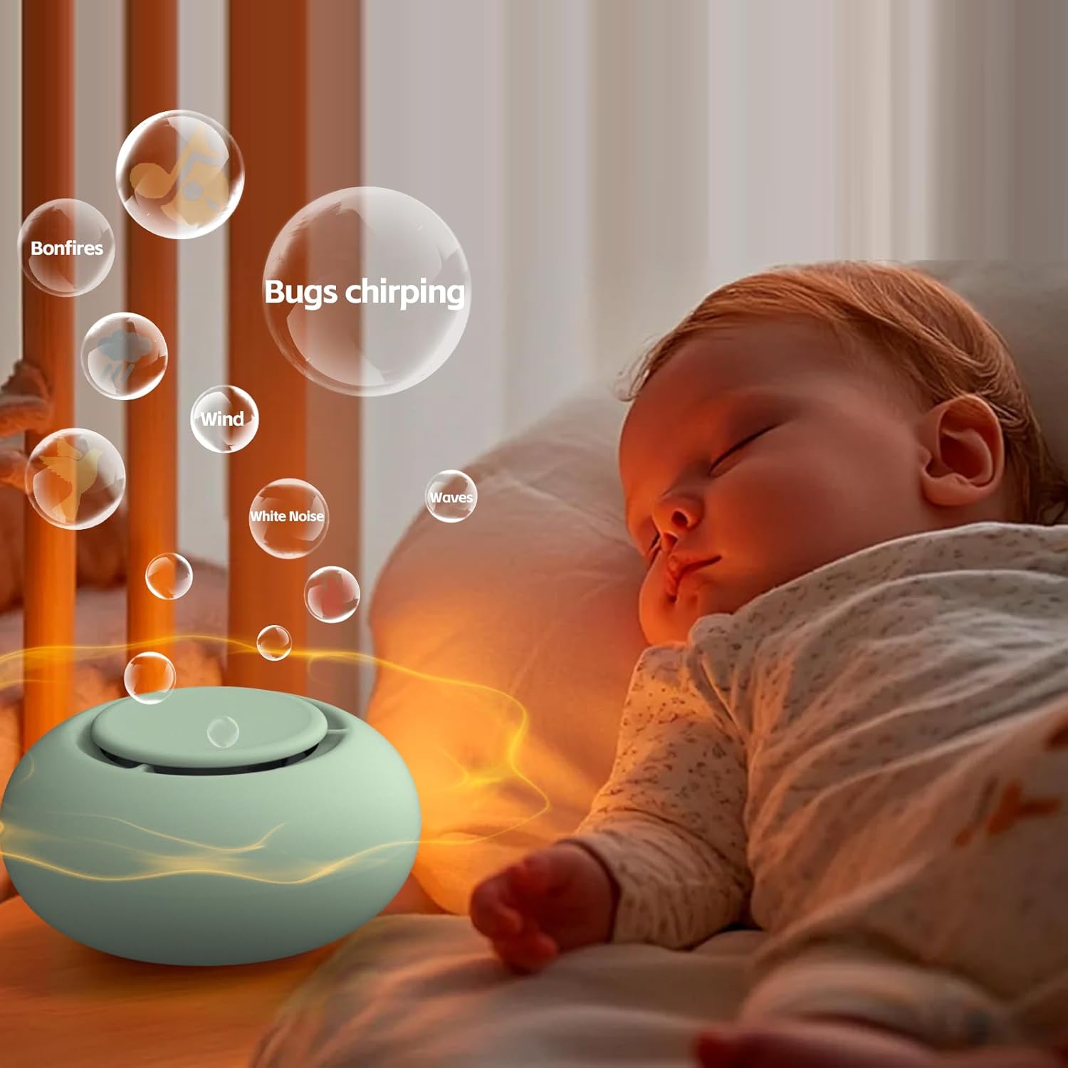 Baby white noise machine | Slaapt rustig overal en altijd