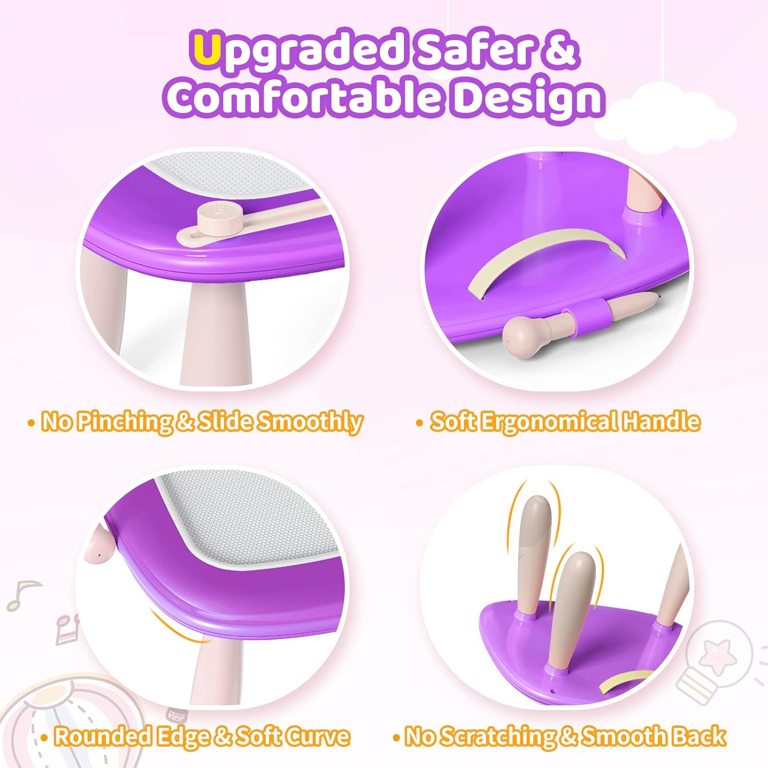 Magnetisch Tekenbord | Kladblok, leer- en educatief speelgoed voor 1-2-3 jaar