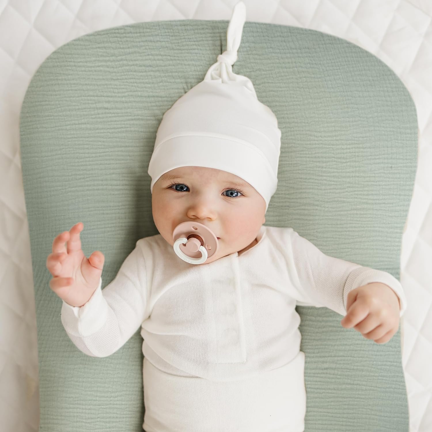 2 Pack Baby Lounger Overtrek | Zachte en Ademende Lounger Overtrek voor Pasgeborenen