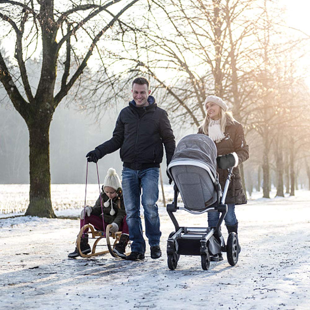 1 Paar Kinderwagen Handschoenen | Warme Kinderwagen Handmoffen Waterdichte Anti-Vries Handschoenen voor Ouders
