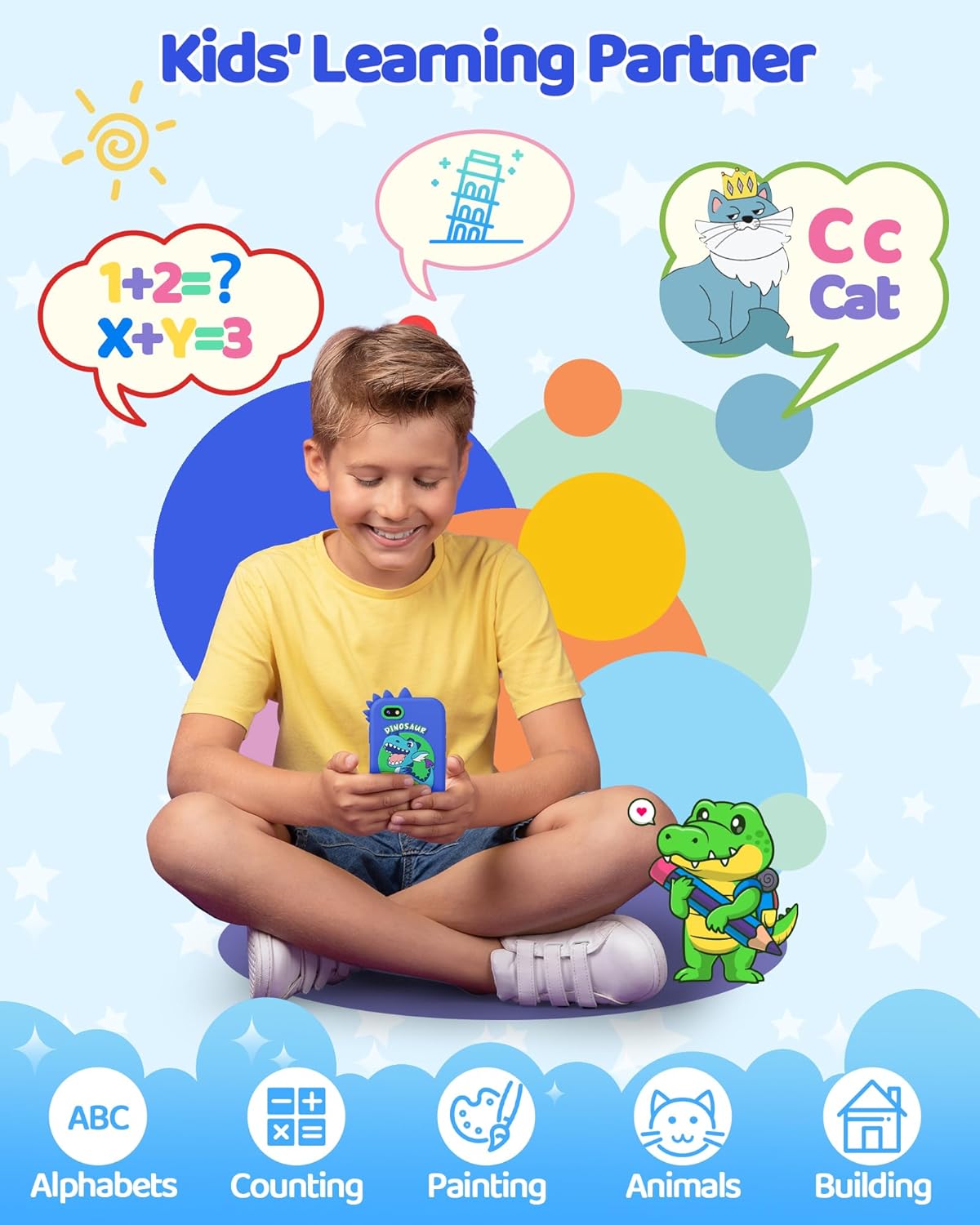 Kindersmartphone Speelgoed | Touchscreen Telefoon 3–10 Jaar