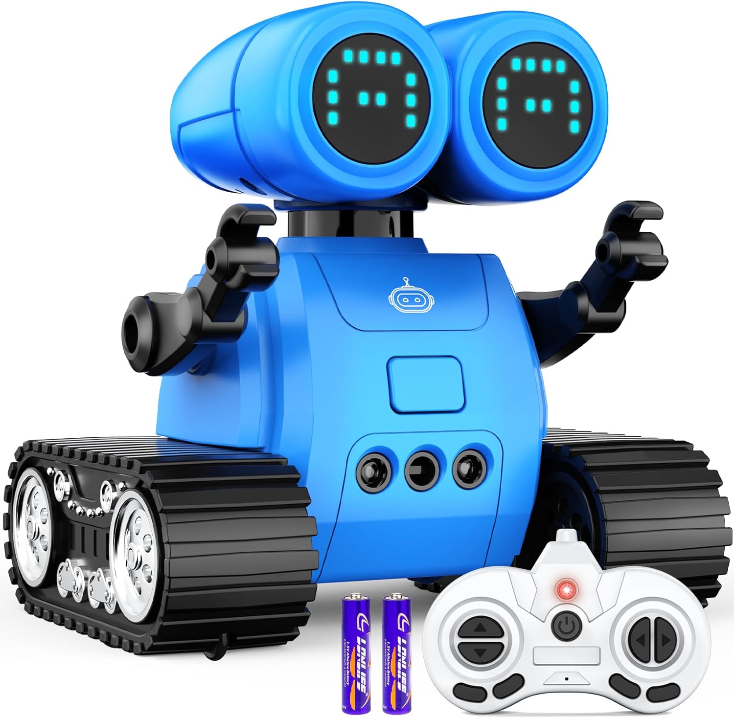 RC robot speelgoed | Oplaadbare dansende emo robot met muziek & LED ogen