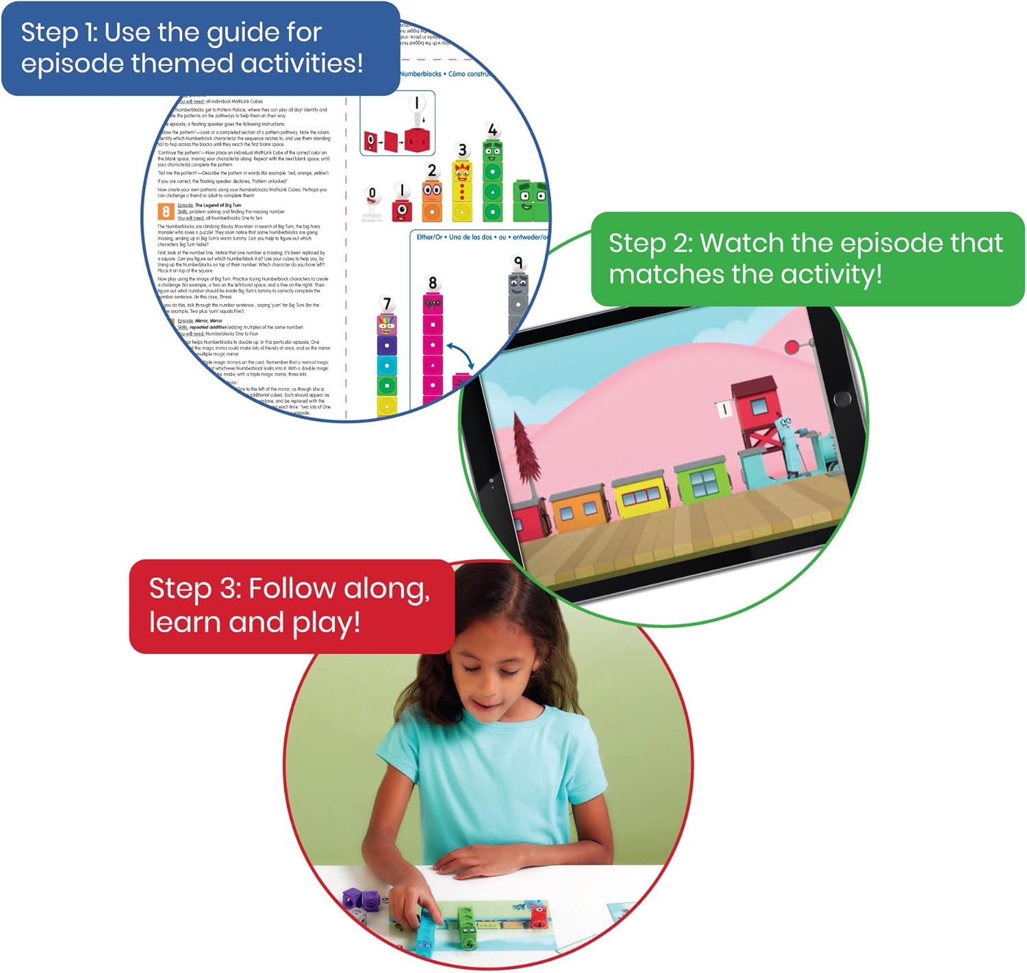 MathLink Cubes Numberblocks 1-10 | Kleuterschool Tellen & Wiskunde Activiteit Set | Educatief Speelgoed voor Kids 3-5 | Cadeau voor Jongens & Meisjes