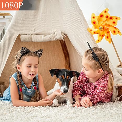 Mini draadloze WiFi beveiligingscamera 1080P l Binnen- en buitenshuis l Slimme controle met de app l iPhone & Android