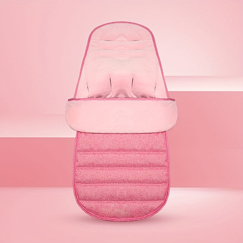 Universele Winter Warme Kinderwagen Pad | Waterdicht, Winddicht, Warm Koraalvlies Gevoerd Kinderwagen Kussen Geschenkideeën