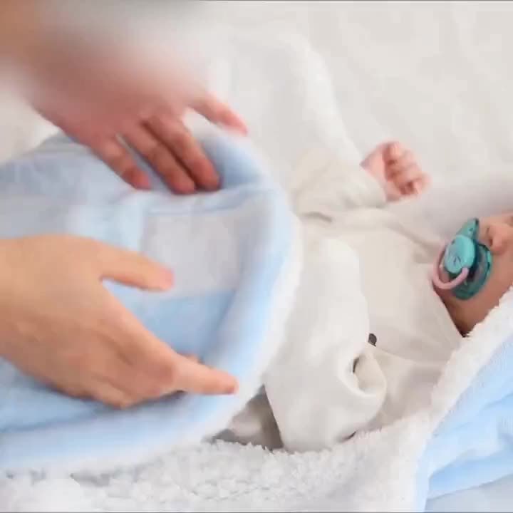 Warme Inbakerdoek en Slaapzak voor Pasgeboren Baby's - Zachte Flanellen Wikkeldeken voor Jongens en Meisjes - Ideaal als Kraamcadeau voor de Winter