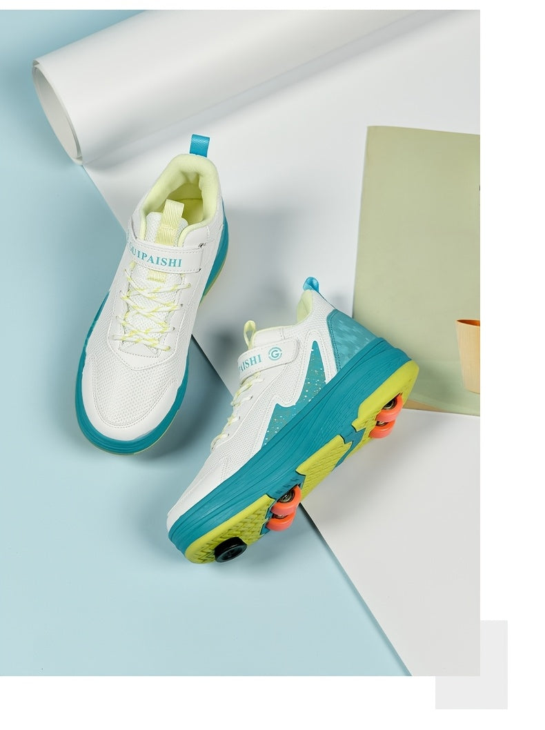 Jongens Rolschaatsen | Comfortabel met Afneembare Wielen & Remkop