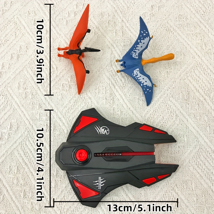 Dino Launcher Speelgoed | Handmatige Vliegende Dinosaurus voor Buitenspeelplezier