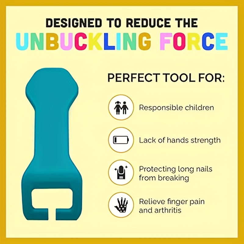 Autostoel Gordelopener voor Kinderen en Baby's - 2-in-1 Veiligheidshulp voor Ouders - Ontgrendel Kinderzitje Gesp Eenvoudig - Accessoire voor Papa en Mama