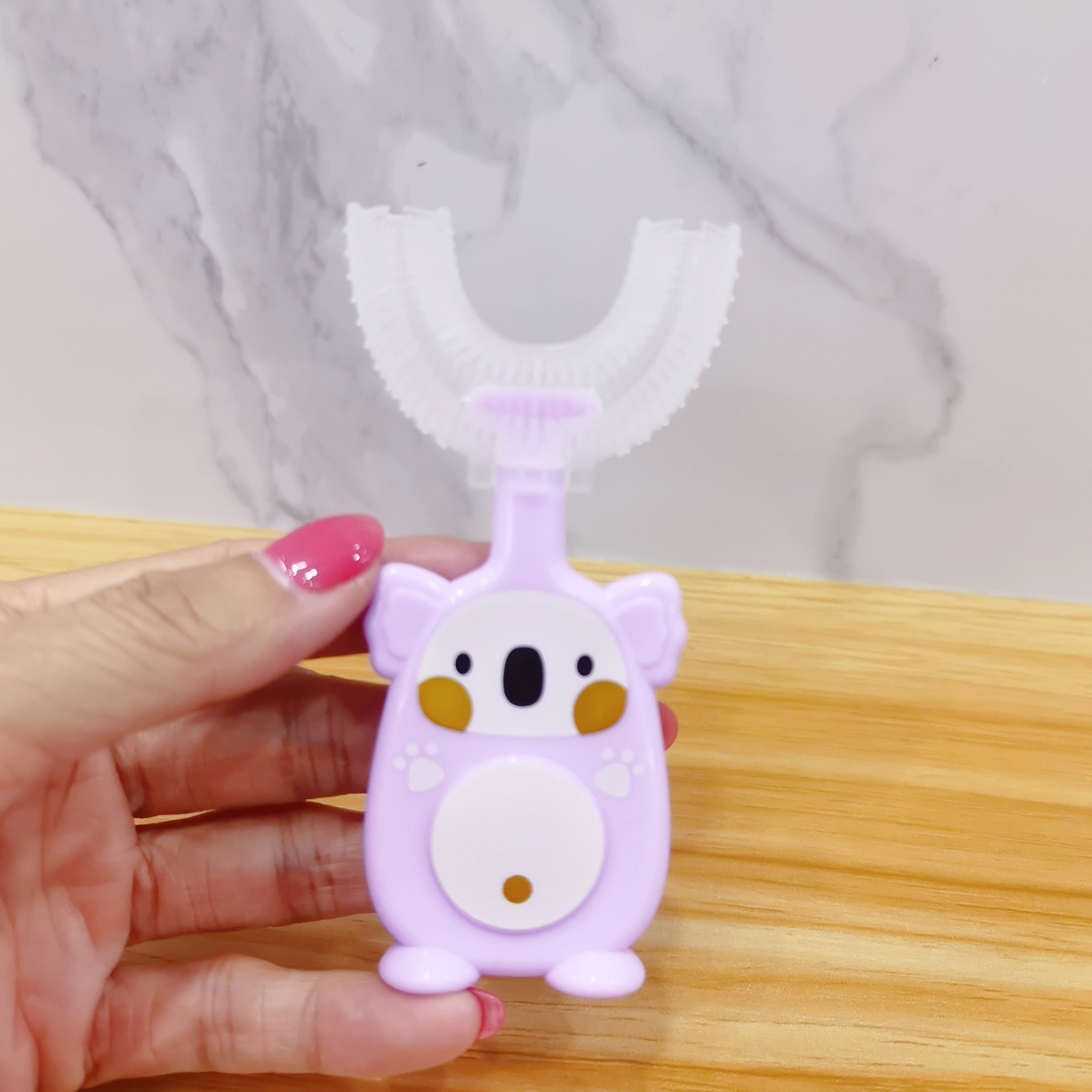 U Baby Tandenborstel | Baby Molairstok | Fopspeen & Tandenborstel voor Baby's | Siliconen Melktand Tandenborstel | Mondverzorging voor Pasgeborenen 0-2 Jaar