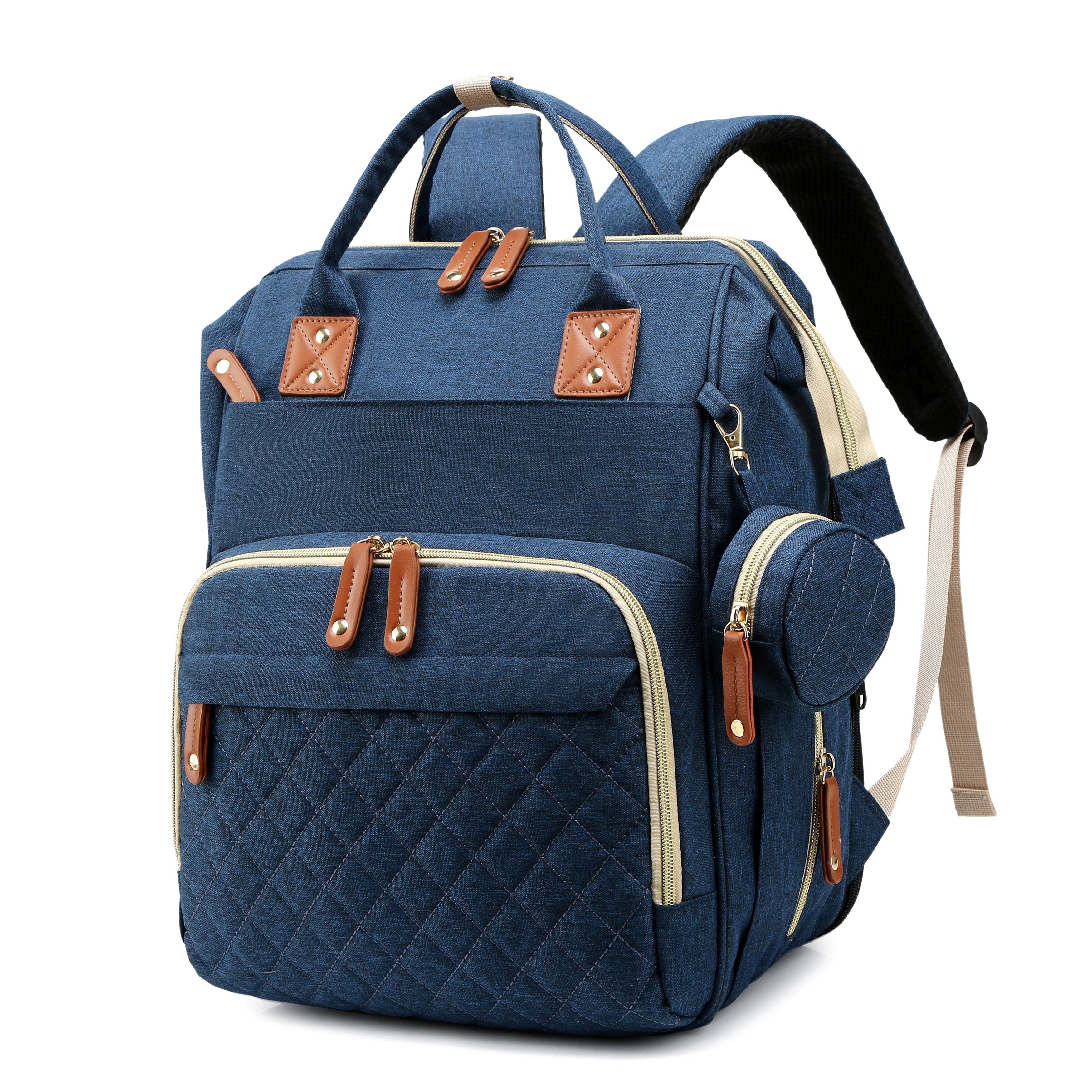 Grote Multifunctionele Waterdichte Luiertas | Trendy Tas met Verschoonstation, Reistas Rugzak