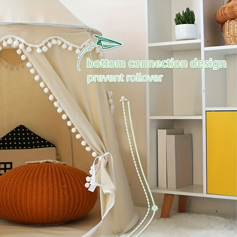 Canvas Joertent | Draagbare speeltent voor binnen en buiten – geschikt voor 2 personen