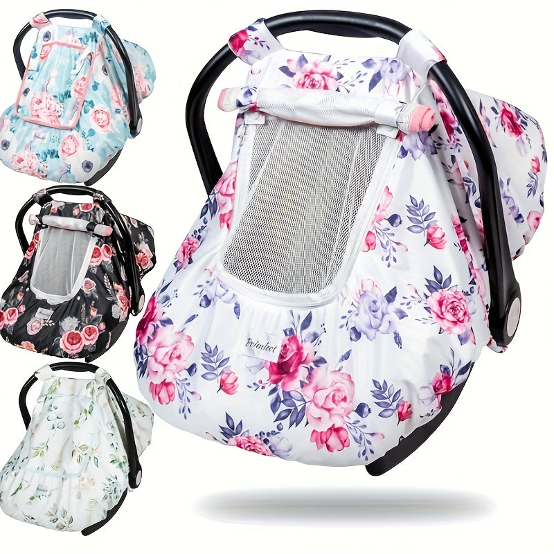 Warme Autostoelhoes Baby Winter - 3-in-1 Minky Hoes Maxi Cosi - Ademende Autostoel Cover Pasgeboren Jongens en Meisjes