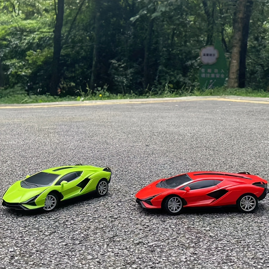 Afstandsbediening Racing Auto Speelgoed met Koplampen - Perfect voor Kerst & Halloween Cadeaus, Verkrijgbaar in Rood, Groen, Blauw, Gemengde Kleuren